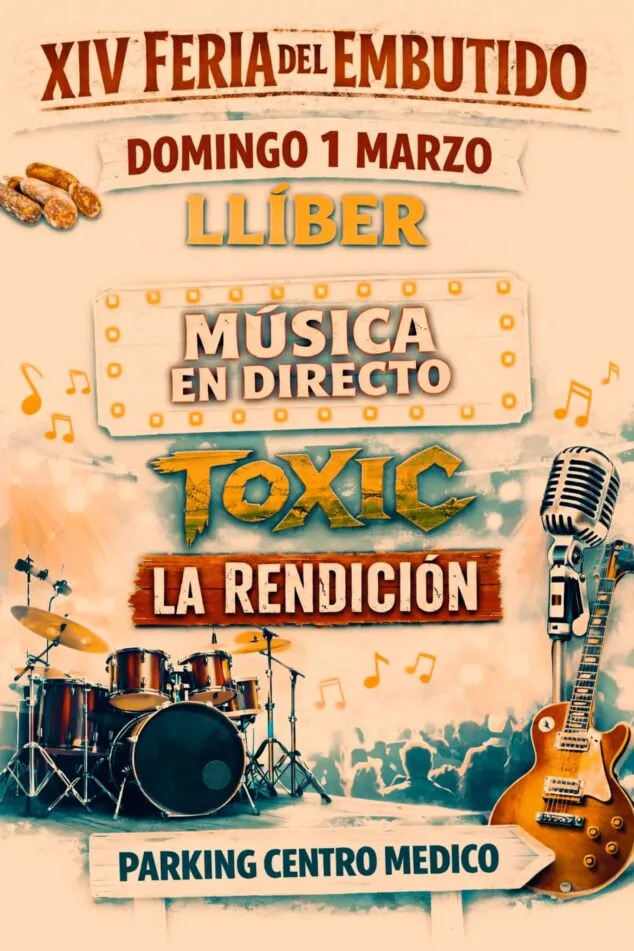 Imagen: Cartel de la Feria del Embutido y el Producto Tradicional de la Vall de Pop