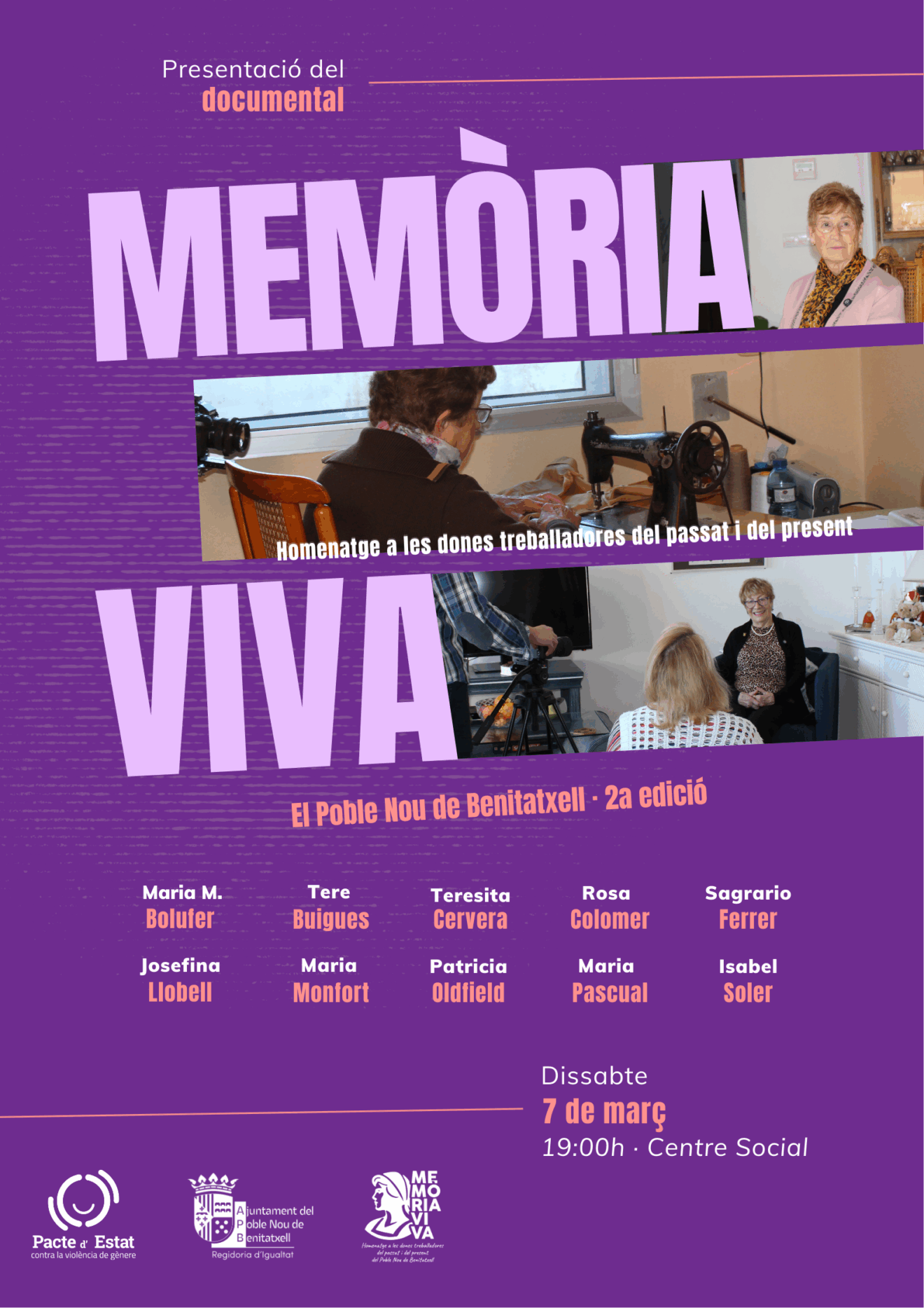 Plakat für den Dokumentarfilm Memòria Viva