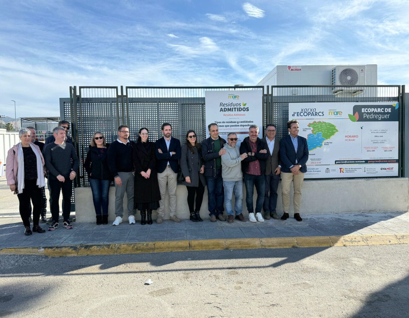 El Consorci Mare inaugura el nuevo ecoparque fijo de Pedreguer