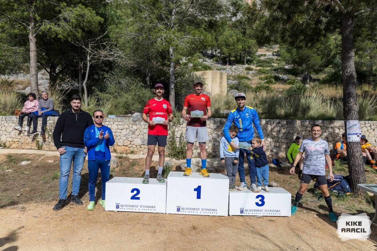 El Gegant de Pedra vuelve a brillar en Segària tras el viento y reúne a cientos de corredores