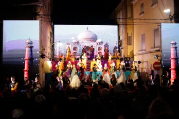 Escenario del Festival d’Arts Escèniques de Pego en Carnaval del 2023