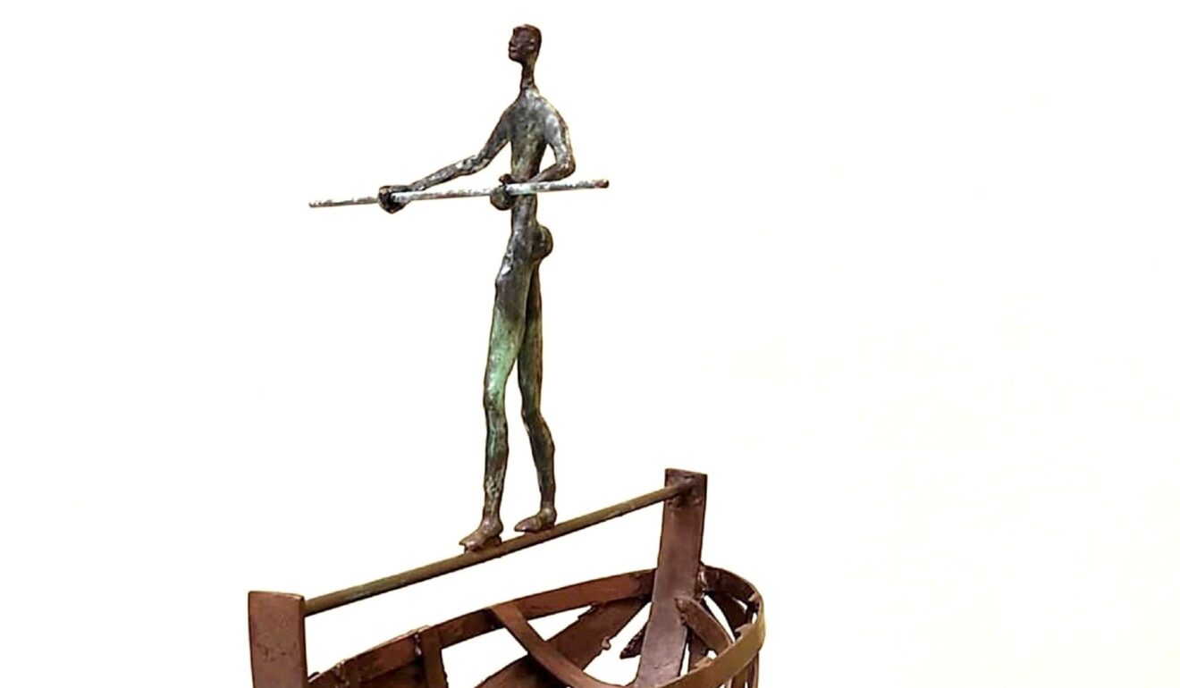 Escultura ganadora de la edición de 2025 en Calp