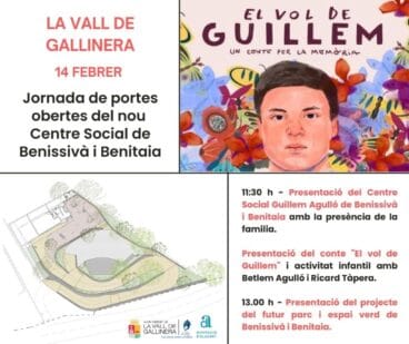 Jornada de puertas abiertas del nuevo Centro Social de Benissivà y Benitaia