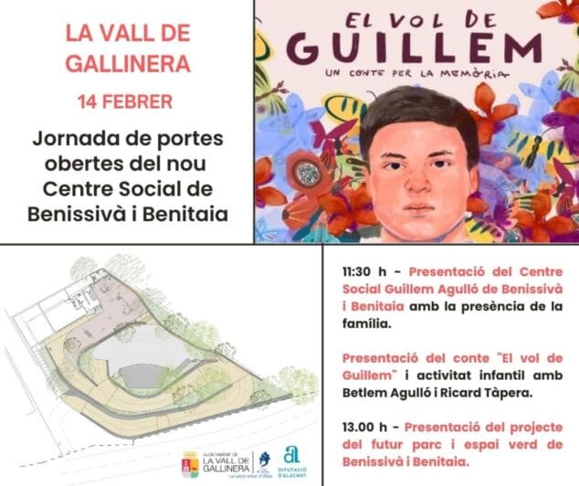 Imagen: Jornada de puertas abiertas del nuevo Centro Social de Benissivà y Benitaia