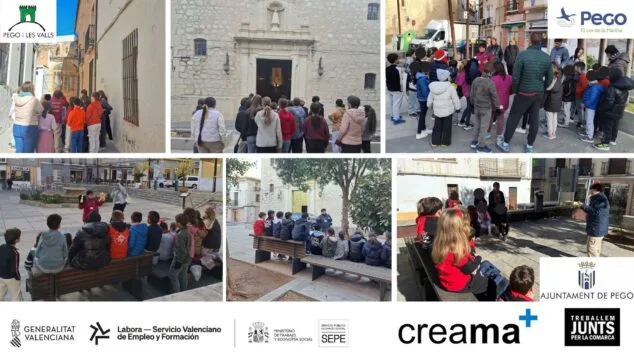 los ninos de pego exploran su patrimonio local con la ruta de leyendas del taller de empleo