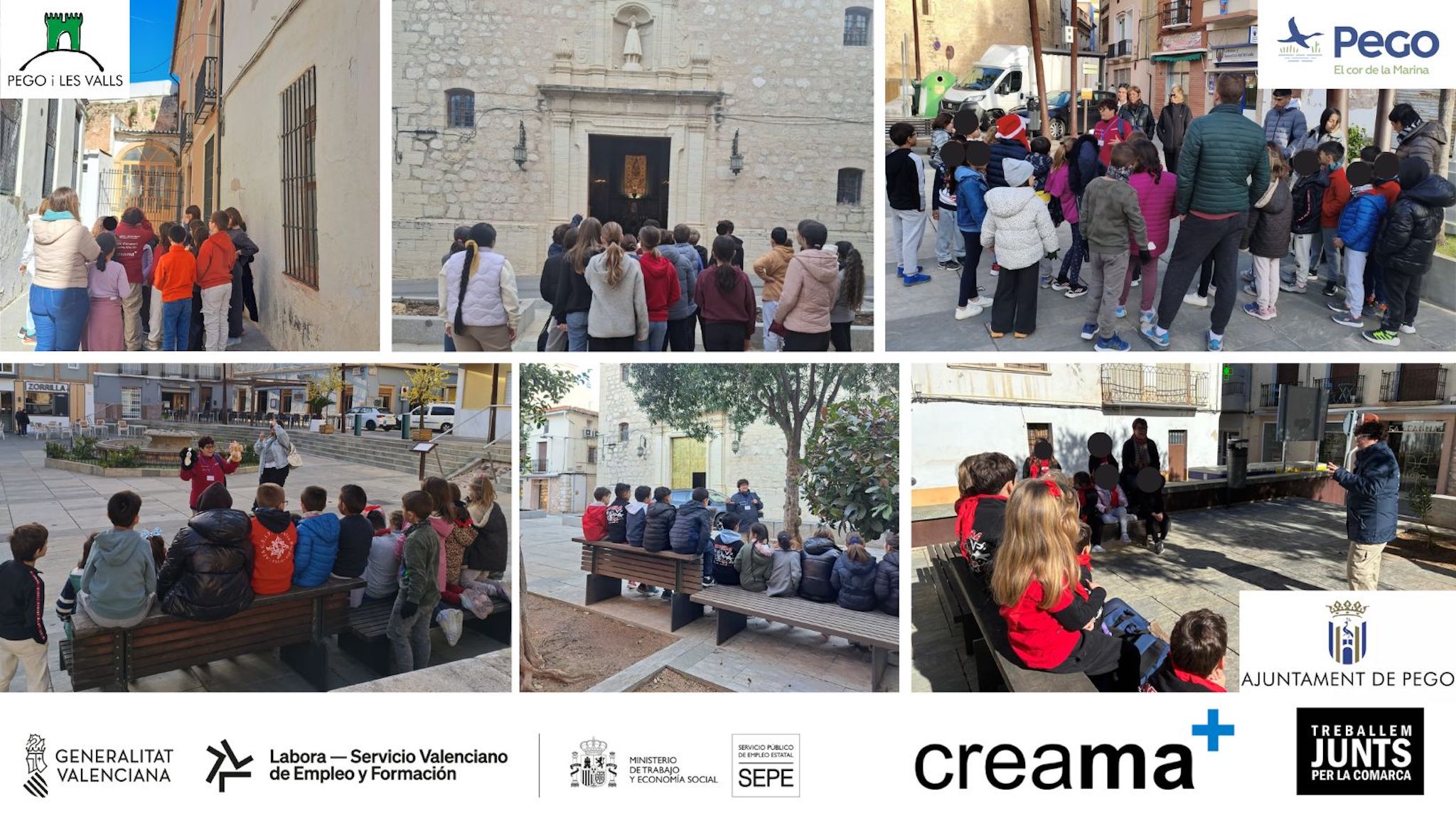 The children of Pego explore their local heritage with the legends route of the employment workshop