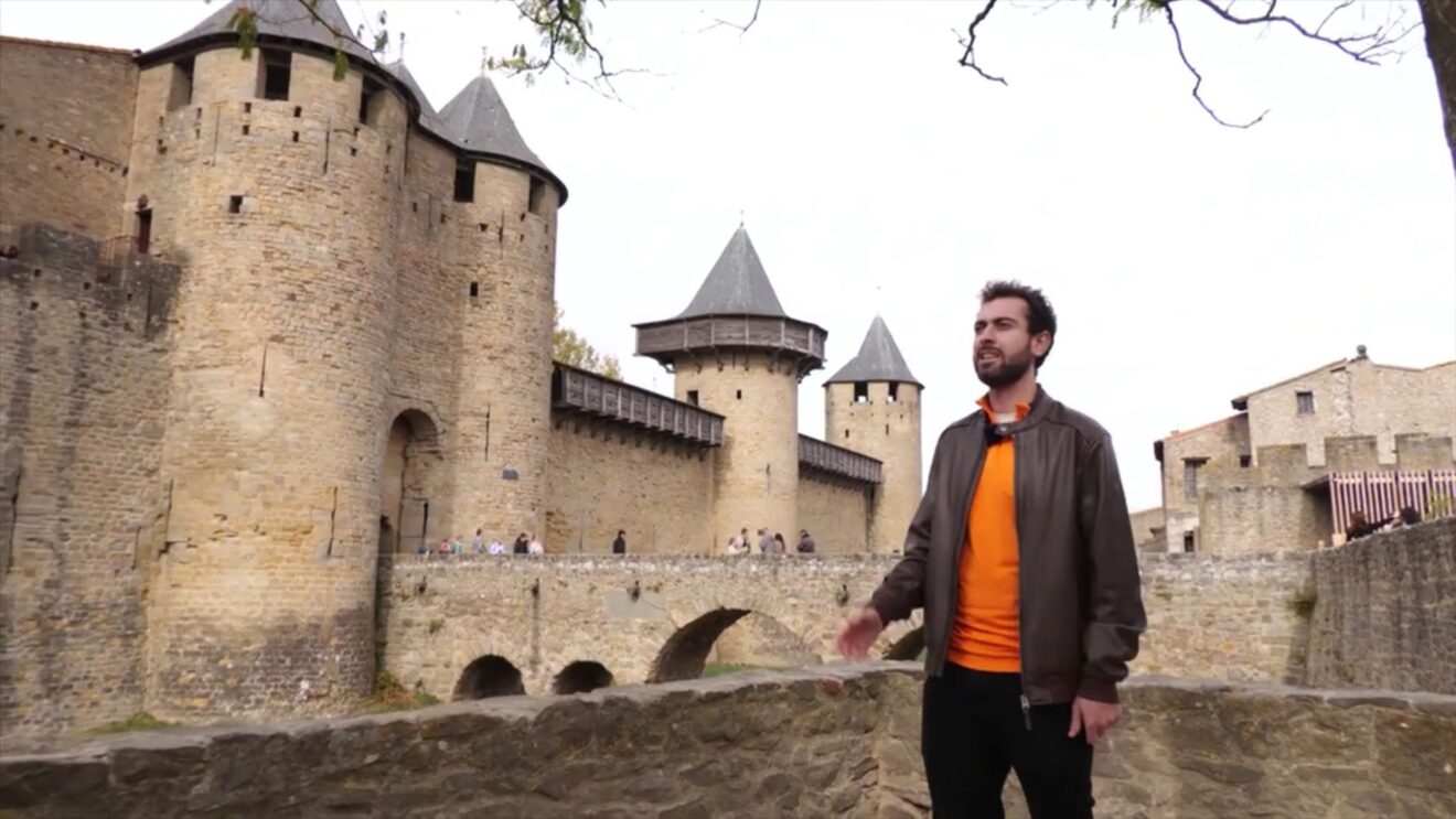 Paco Coloma, ein Bewohner von Gata de Gorgos, während seiner Teilnahme an „Valencians al món“