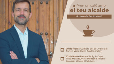 programa toma un cafe con tu alcalde en benitatxell valenciano
