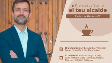 programa toma un cafe con tu alcalde en benitatxell valenciano