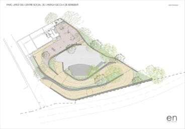 Proyecto previsto para el nuevo espacio verde de Benissivà y Benitaia