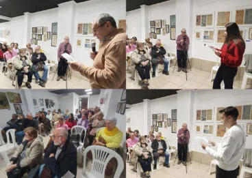 Recital de poemas de Carles Mulet en la sede de Associació Cultural Ocell de Ondara