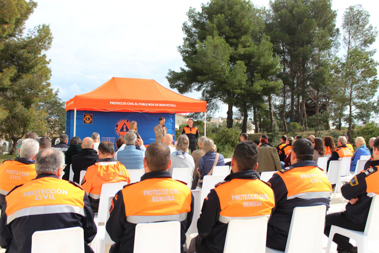 Acto de reconocimiento a Protección Civil de Benitatxell