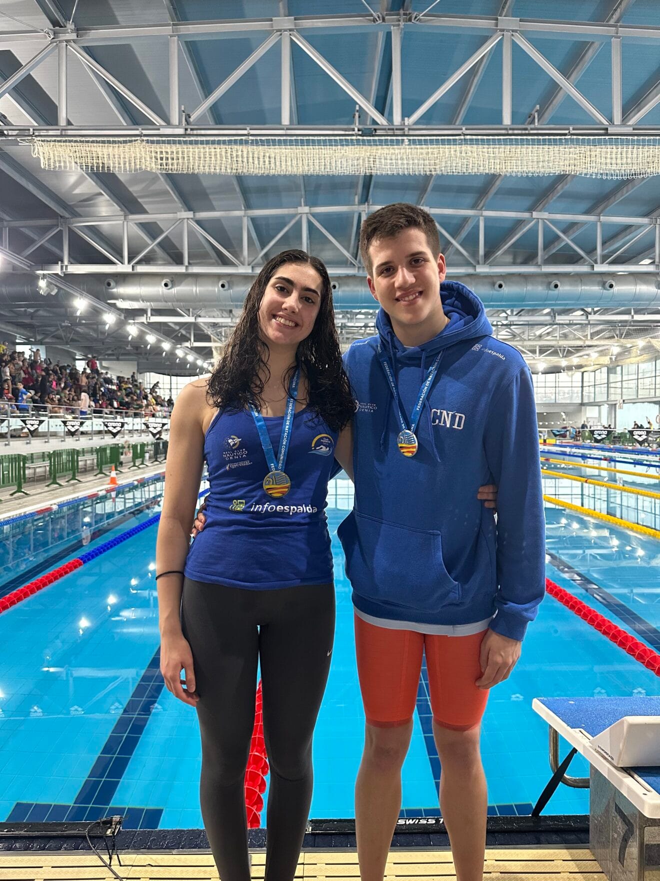 Alexandra Alapont y Arturo Lizón, medallistas del Club Natació Dénia