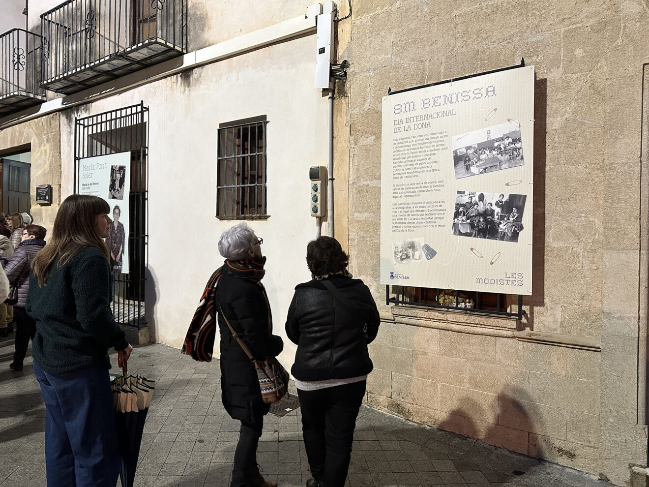 Benissa inaugura por el 8M su homenaje a las modistas 19