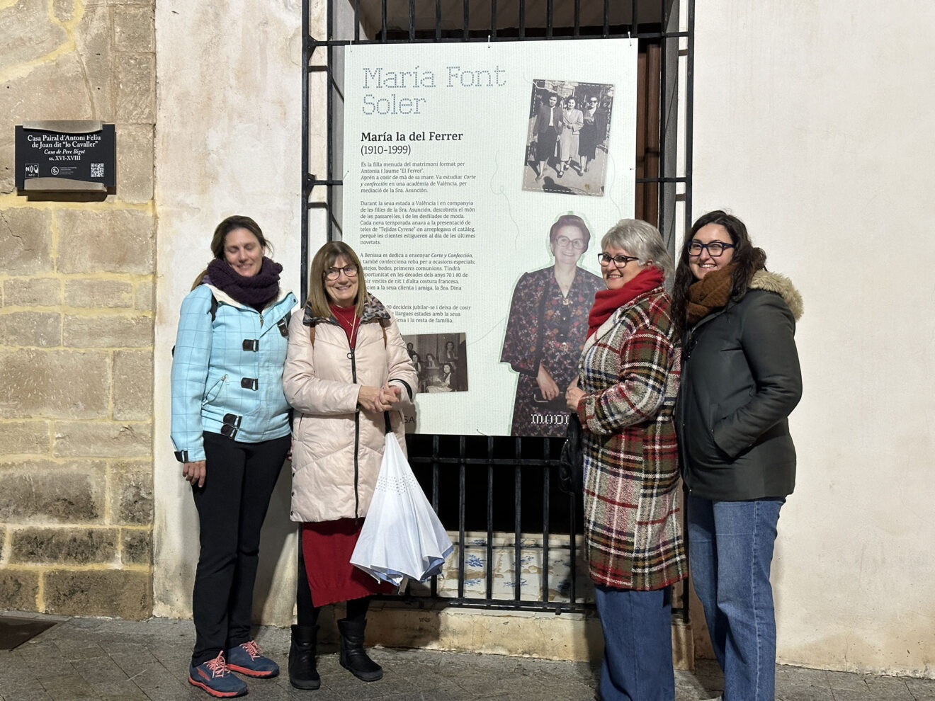 Benissa inaugura por el 8M su homenaje a las modistas 24