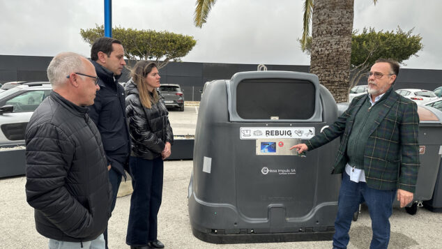 Imagen: Benissa recibe a los nuevos contenedores inteligentes para el resto y la orgánica