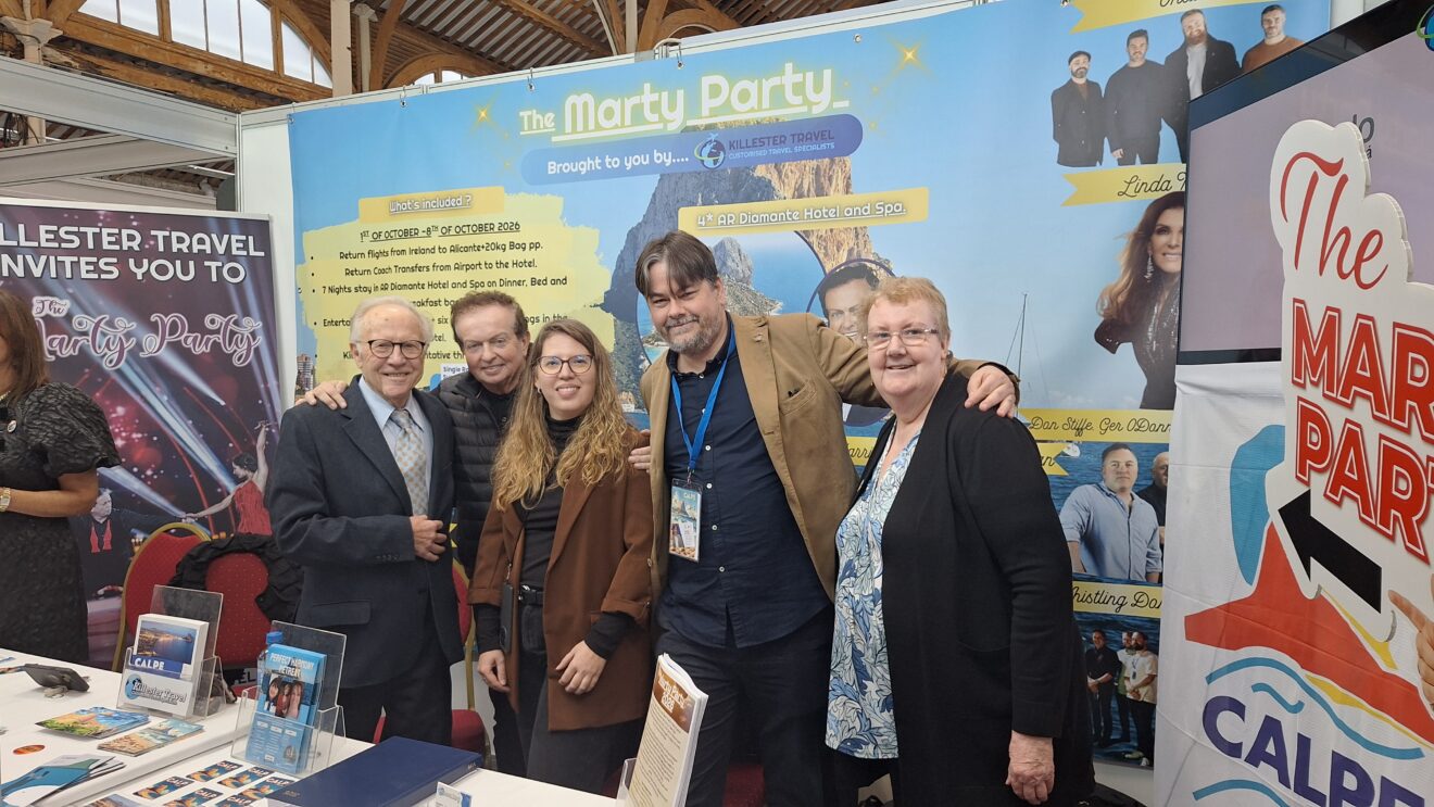 Calp en la fería de Dublin