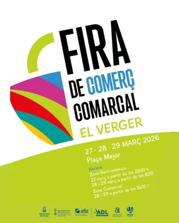 Cartel de la Fira de Comerç Comarcal del Verger de 2026