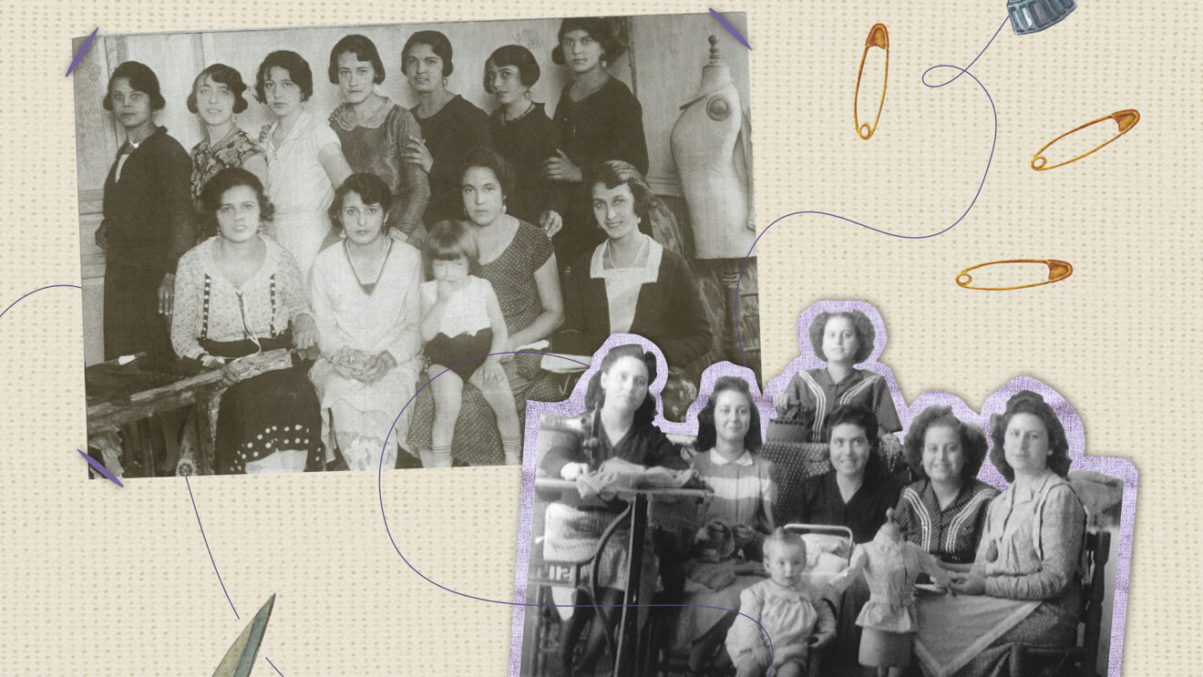 Cartel del 8M en Benissa en 2026 en homenaje a las modistas locales