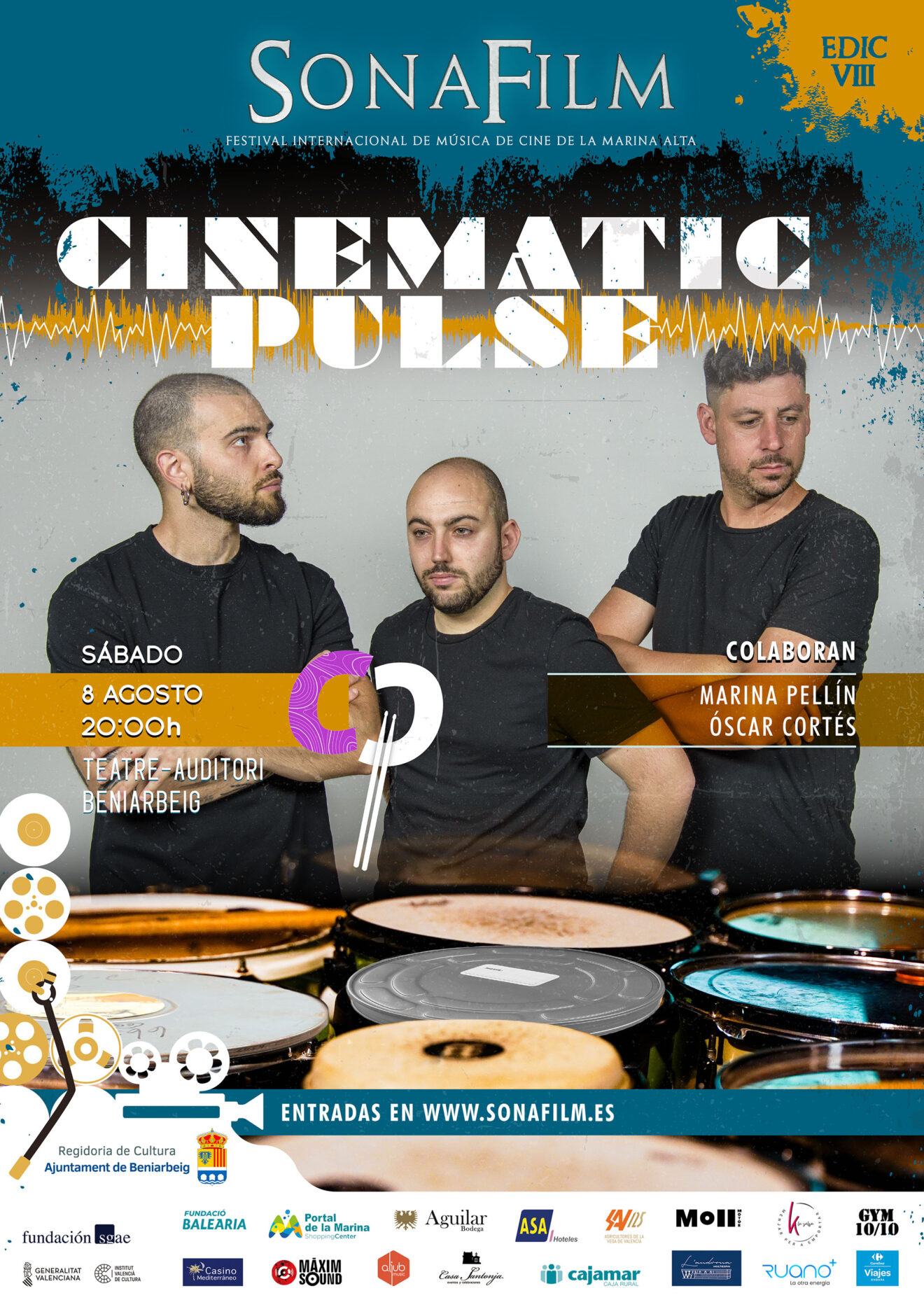 Concierto del Sonafilm 8 de Cinematic Pulse en Beniarbeig
