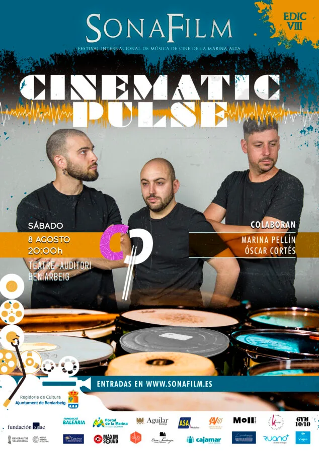 El festival SONAFILM 8 apuesta este 2026 por cine épico y compositores como Trevor Jones y Roque Baños 7 Imagen: Concierto del Sonafilm 8 de Cinematic Pulse en Beniarbeig