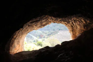 Cueva en el Pla de Petracos de Castell de Castells