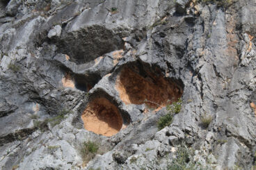 Detalle del arte en el Pla de Petracos en Castell de Castells
