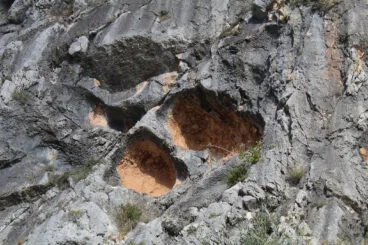 Detalle del arte en el Pla de Petracos en Castell de Castells