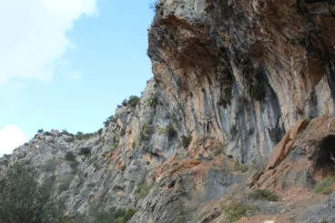 El Pla de Petracos de Castell de Castells en el barranc de Malafí