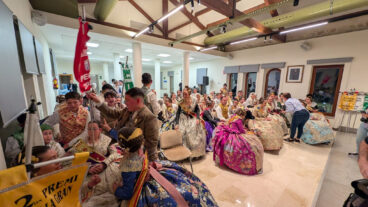 el salon de plenos de pego en la entrega de premios de las fallas 2026