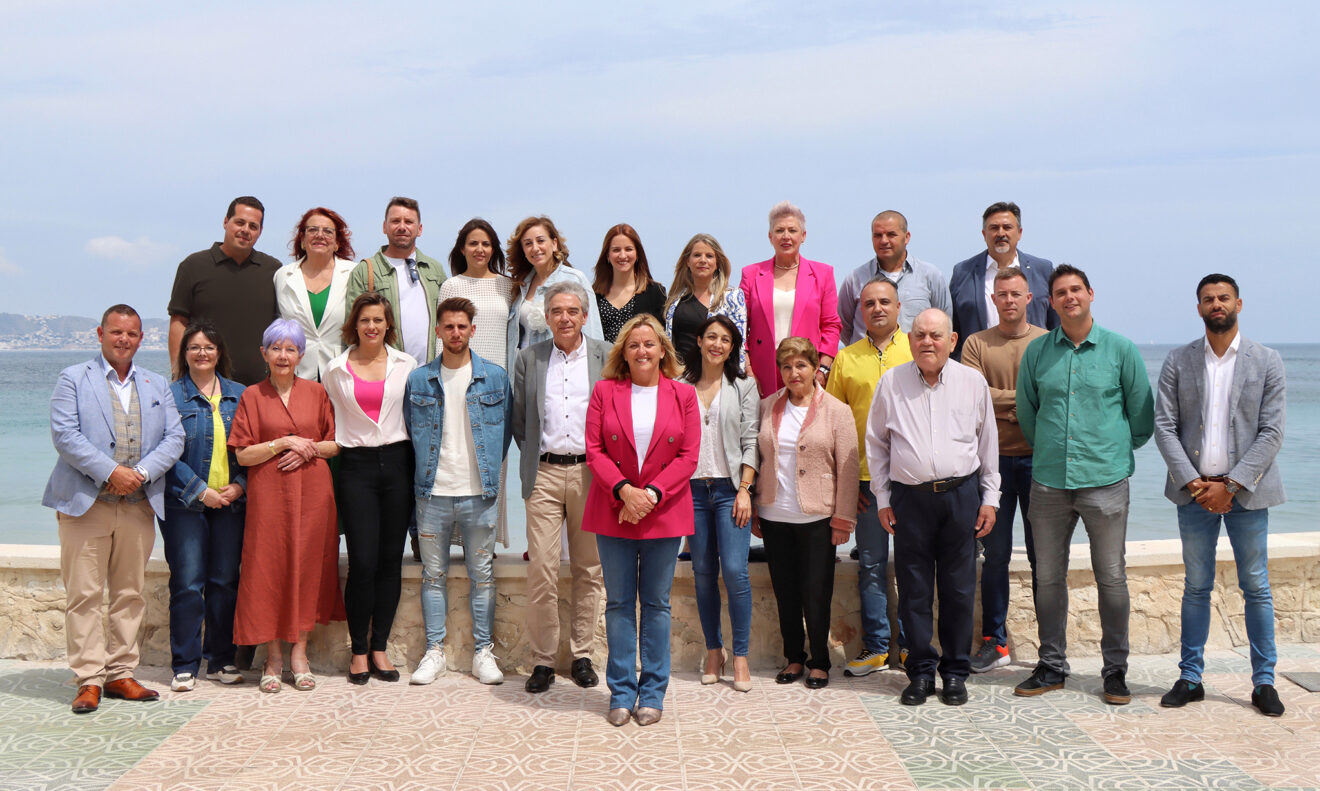 Equipo de Somos Calpe para las elecciones municipales 2023 (archivo)