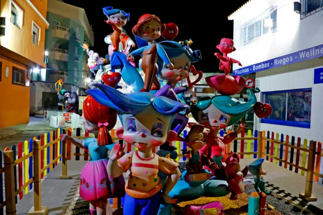Imagen: Falla infantil Darrere del Castell de Dénia 2026