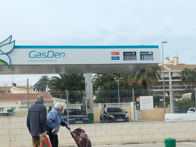 Imagen: Gasolinera en Les Marines de Dénia (archivo)
