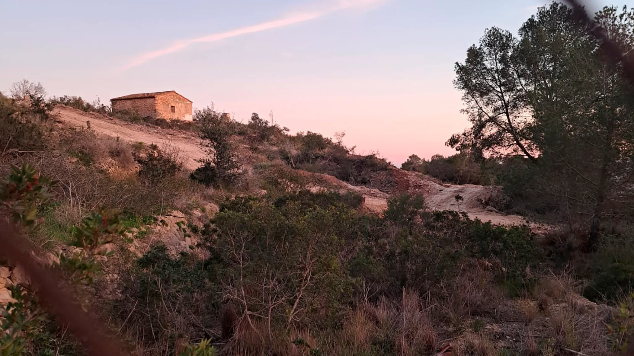 imagenes de denuncia de movimientos de tierra en el ambito del proyecto urbanistico patmore de la plataforma salvem el litoral