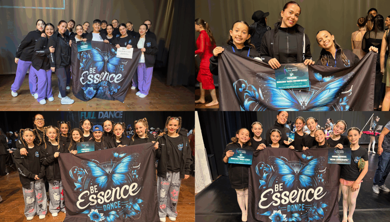 Las bailarinas de Calp y Benitatxell que participaron en el campeonato Full Dance Valencia celebrado en Buñol