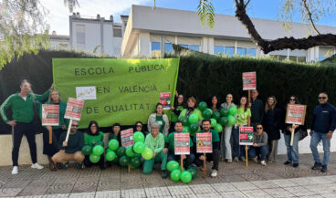 Mobilización en el CEIP Port de Xàbia