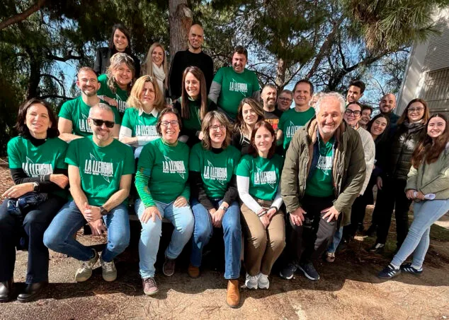 Imagen: Mobilización en el IES Antoni Llidó de Xàbia
