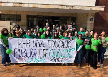 Mobilización en el IES La Mar Xàbia