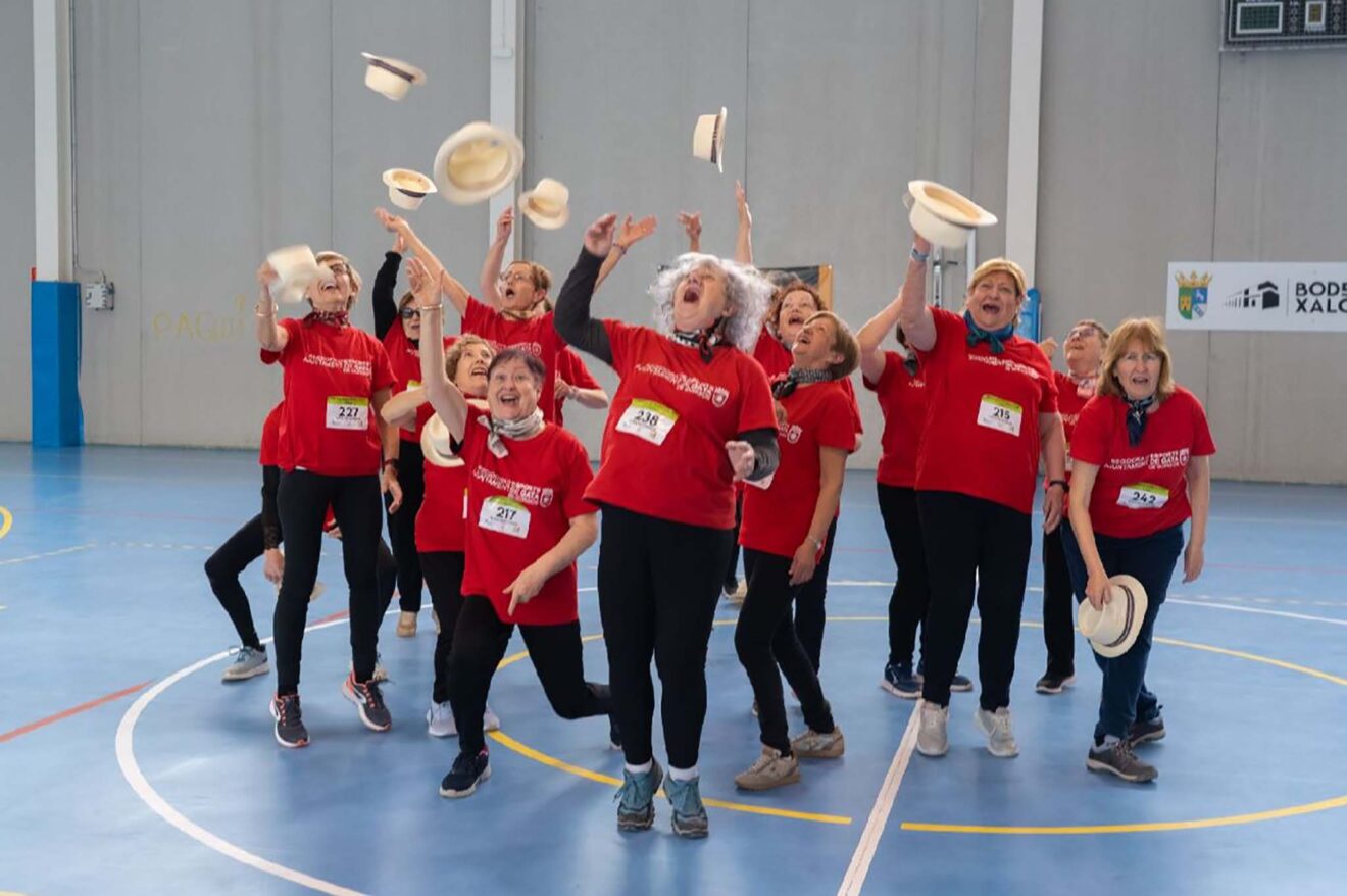 Momento en los VIII Olímpics de la gent gran de la Marina Alta