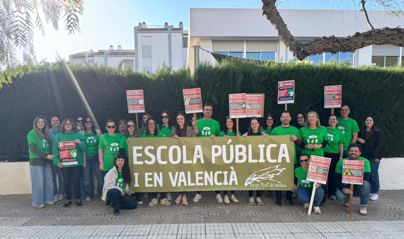 Movilización educativa en el CEIP Port de Xàbia el 24 marzo 2026