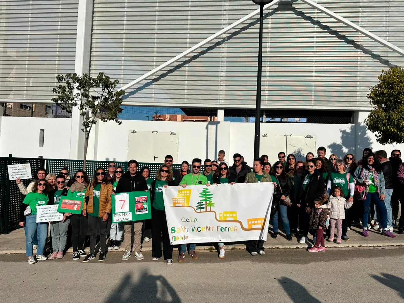 Movilización educativa en el CEIP Sant Vicent Ferrer de Teulada el 24 marzo 2026