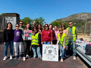 Movilización educativa en el CRA Terra de Riuraus de Alcalalí el 24 marzo 2026