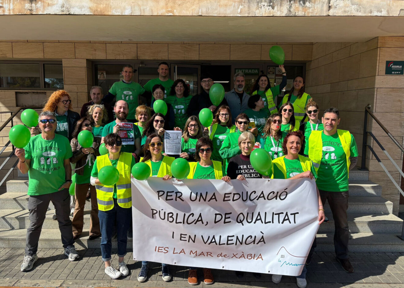 Movilización educativa en el IES La Mar de Xàbia el 24 marzo 2026