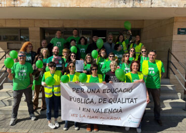 Movilización educativa en el IES La Mar de Xàbia el 24 marzo 2026