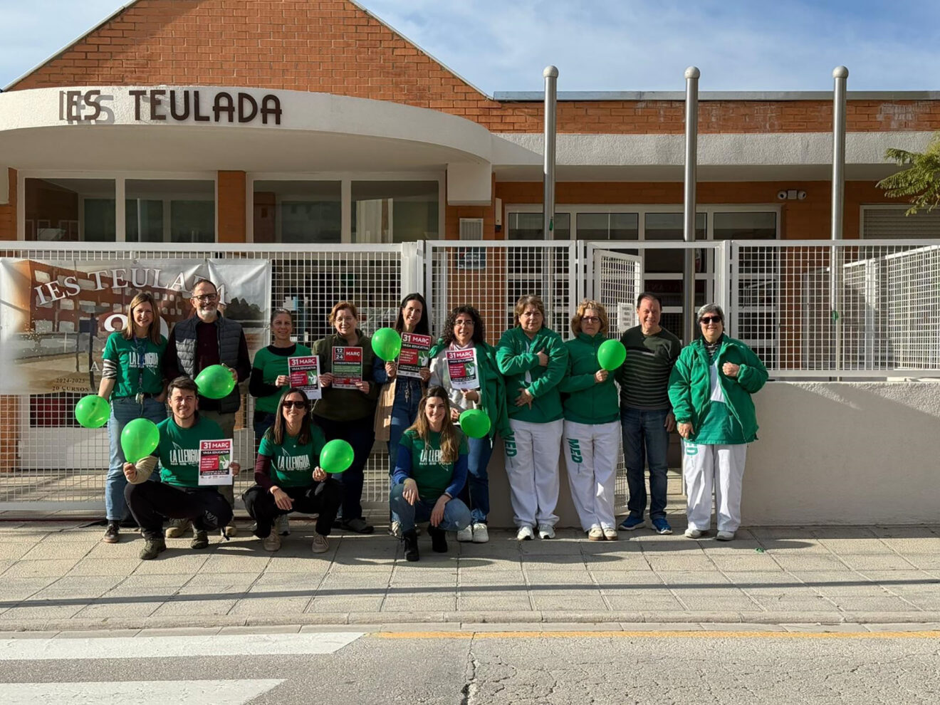 Movilización educativa en el IES Teulada el 24 marzo 2026
