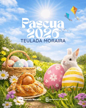 Cartel promocional de la Pascua y Semana Santa 2026 en Teulada Moraira