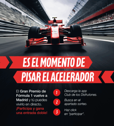Participa y gana dos entradas para el Gran Premio de Fórmula 1