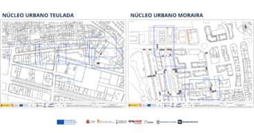 planos tecnicos de las intervenciones previstas en los nucleos urbanos de teulada y moraira para mejorar la accesibilidad y movilidad peatonal