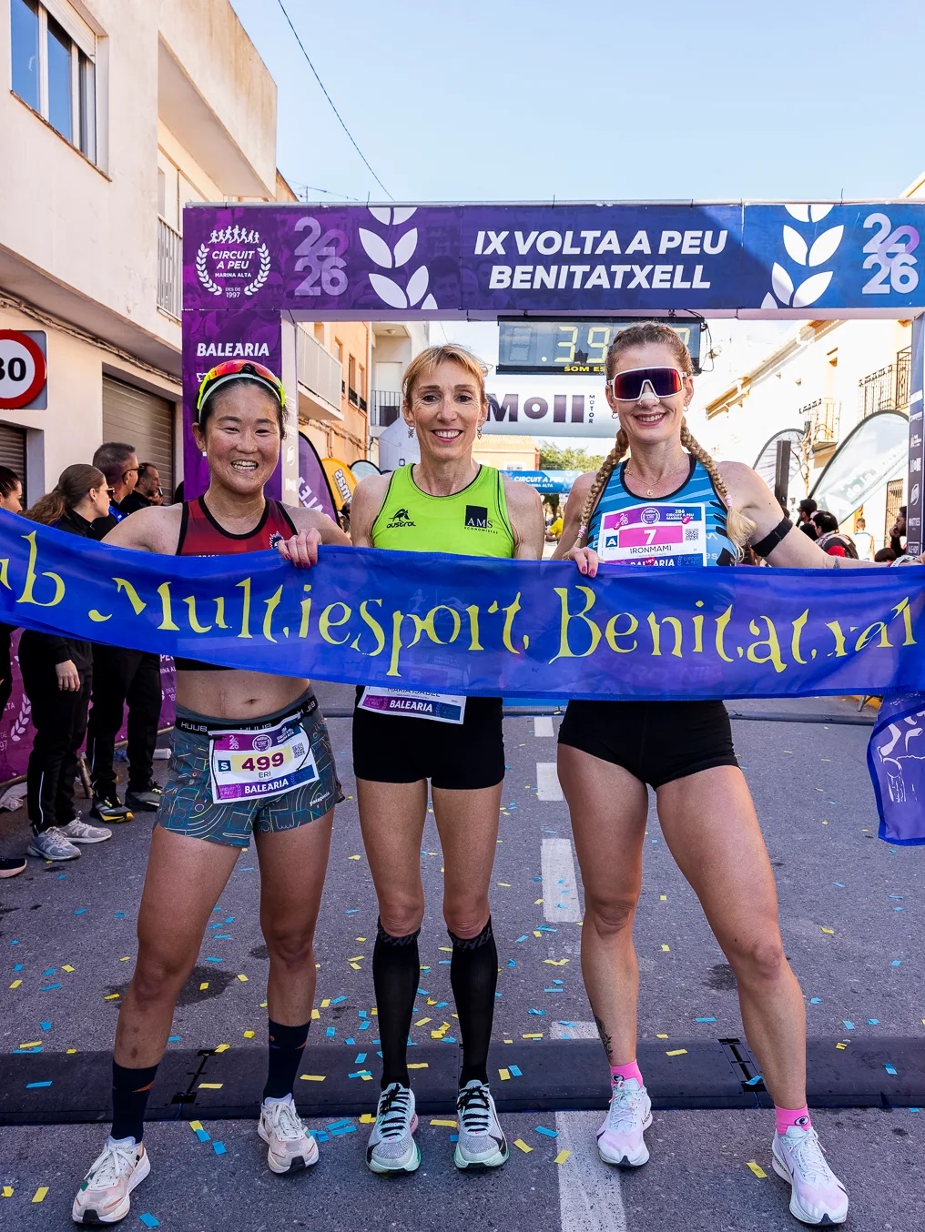 Podio femenino Volta a Peu Benitatxell 2026