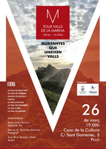 Presentación de Tour Valls de la Marina en Pego